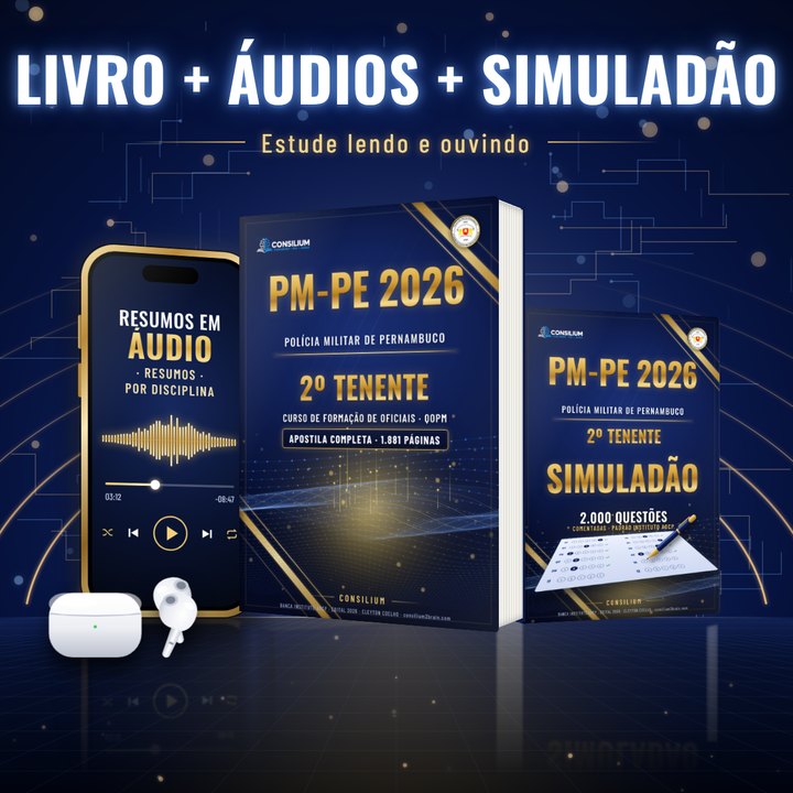 2º Tenente PMPE 2026 · 2º Tenente QOPM · CFO