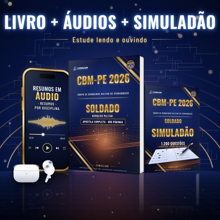 Soldado CBMPE 2026 · Soldado Bombeiro Militar